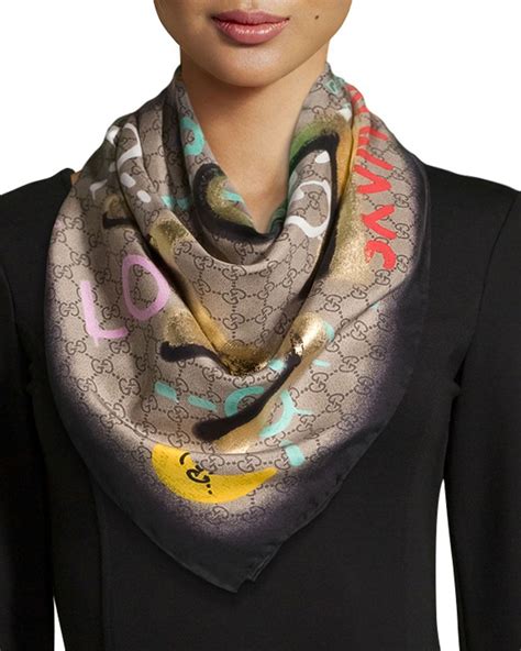 gucci neck scarf|Gucci scarf female.